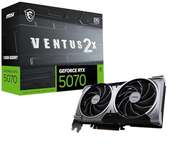 GeForce RTX 5070 12G VENTUS 2X OC/NV 1