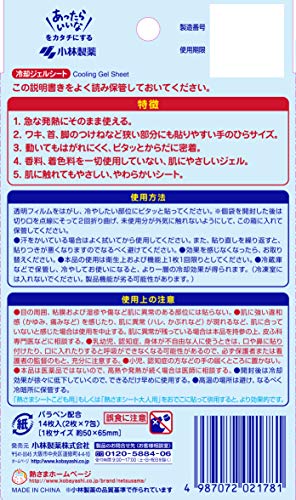 からだに貼る熱さまシート 2