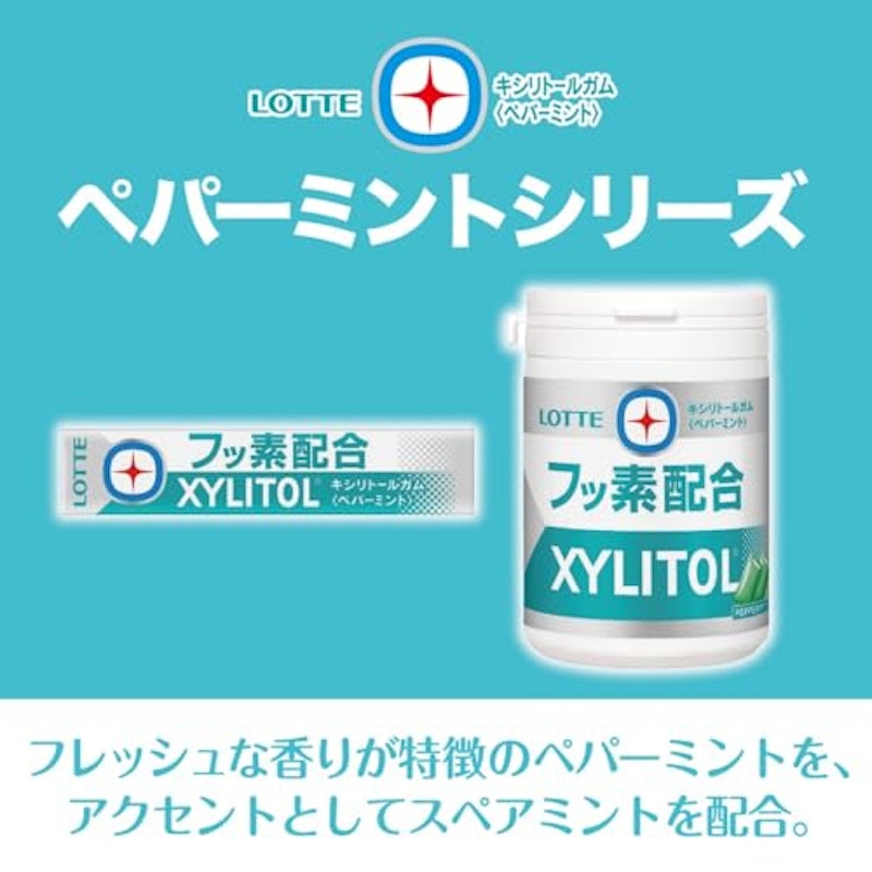 キシリトールガム+フッ素ペパーミントスリムボトル 3