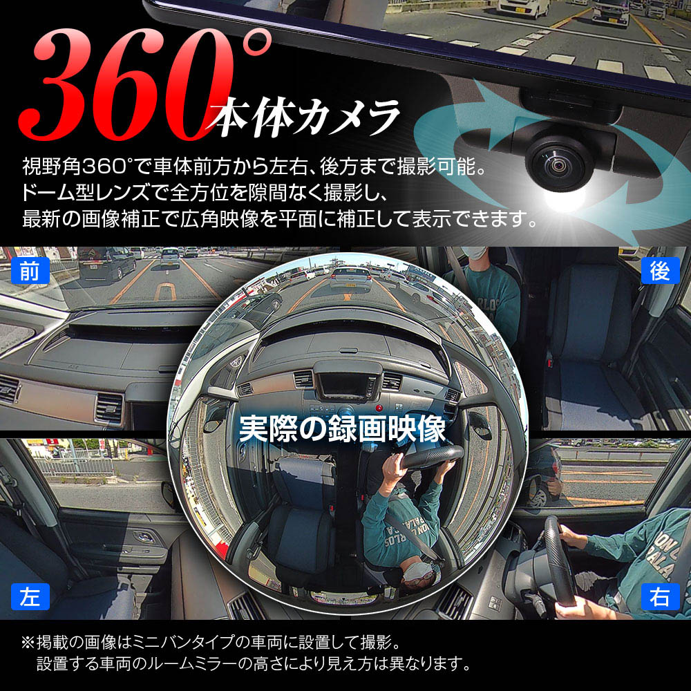 デジタルルームミラー 駐車監視ケーブルセット 5