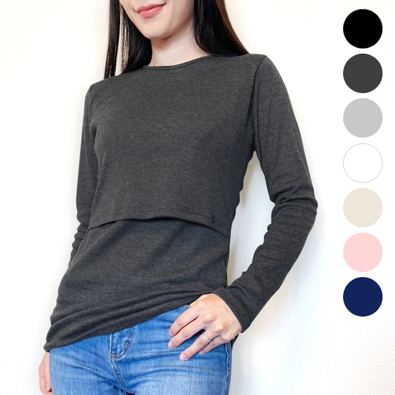 ETTE マタニティ ロングTシャツ 1