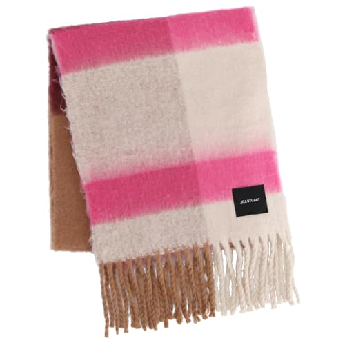 新品　JILL STUART カシミヤマフラー ピンク 50x190cm Amazon | [ジルスチュアート] カシミヤチェックマフラー
