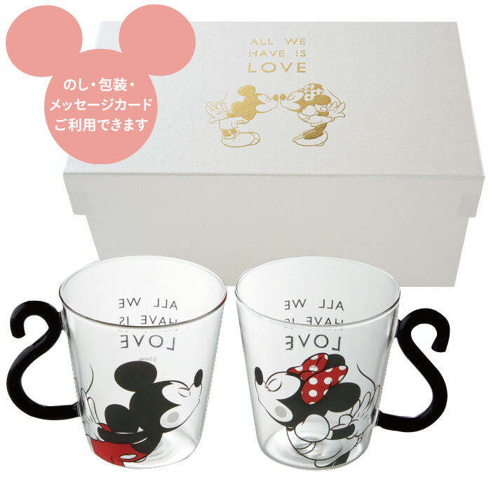 ミッキー＆ミニー  耐熱ペアマグ 3