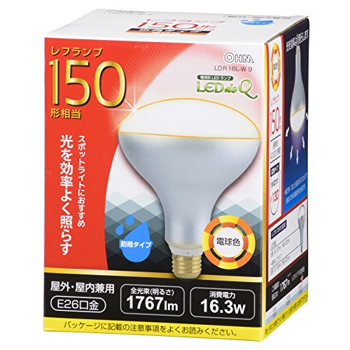 LED電球 レフランプ形 150形相当 E26 電球色 1