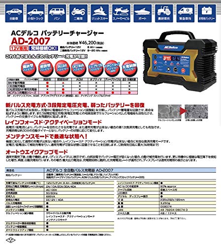 全自動バッテリーチャージャー 3