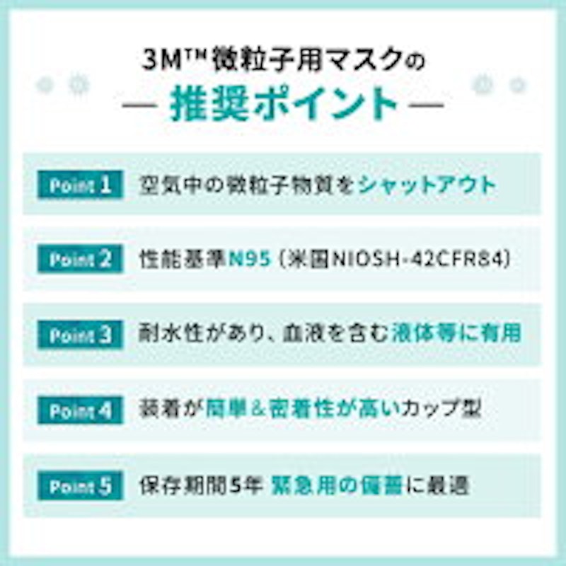 N95微粒子用マスク(医療用) 3