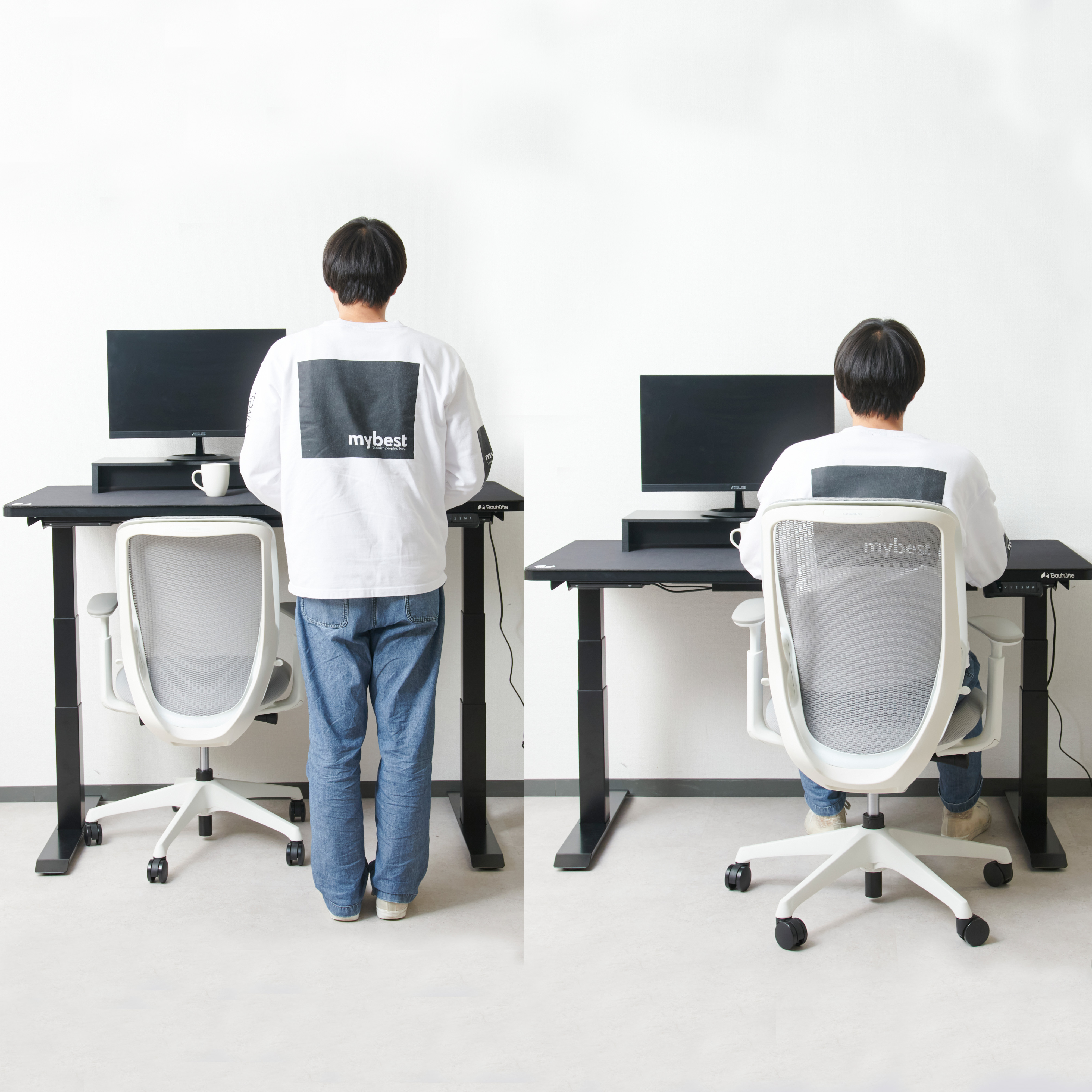 Bauhutte (バウヒュッテ) 電動スーパーゲーミングデスク 9ec94cbf12319d579be9d254fe3fd7