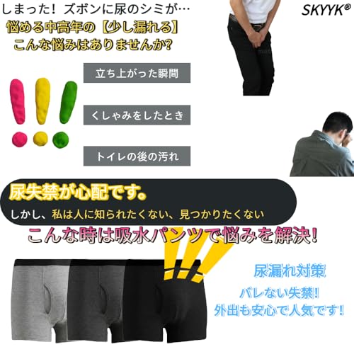 男性用失禁パンツ 3