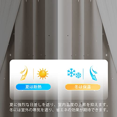 星柄カーテン  3