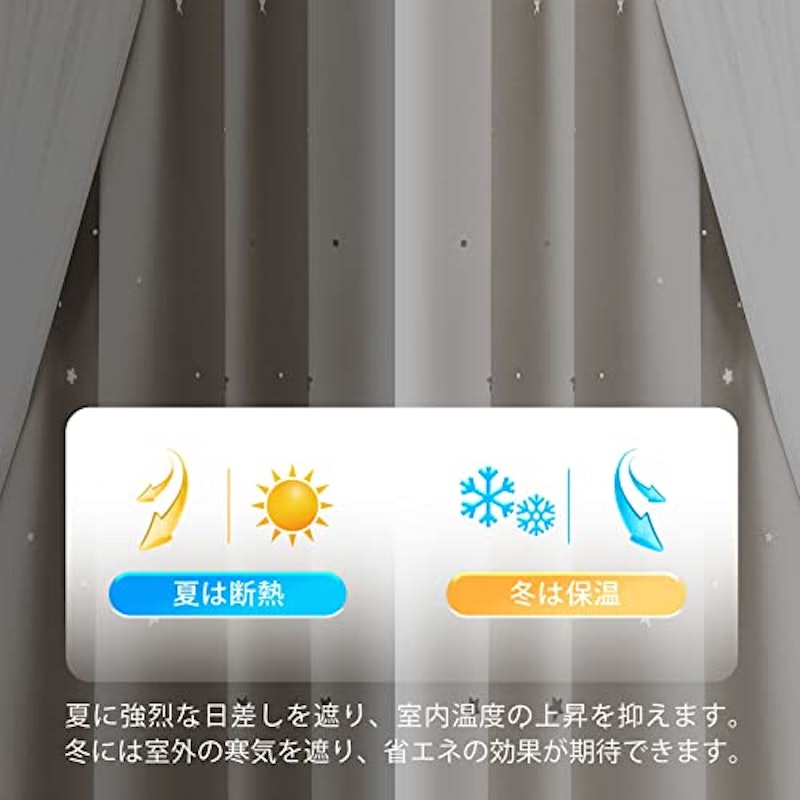 星柄カーテン 3
