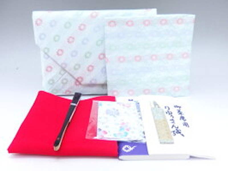 菊小紋 大人の茶道用帛紗セット8点入り 女性用 2