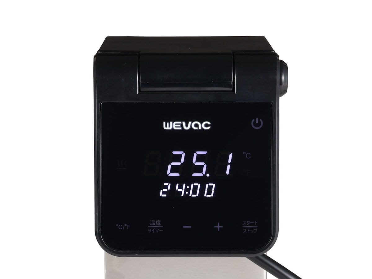 WEVAC 低温調理器 デジタル表示 Wevac 低温調理器を検証レビュー!低温調理器の選び方も紹介