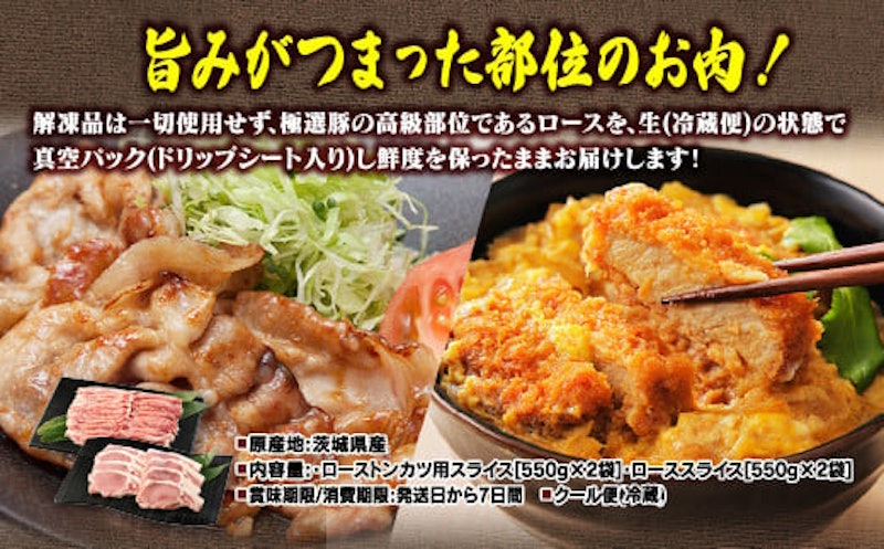 佐藤畜産の極選豚 ロース2.2kgセット 2