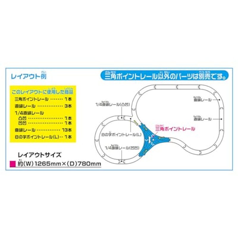 三角ポイントレール 4