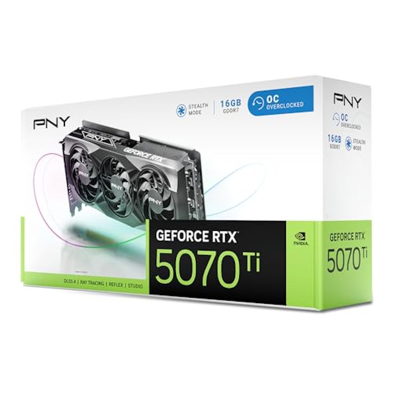 GeForce RTX 5070 Ti Overclocked Triple Fan GPU 10
