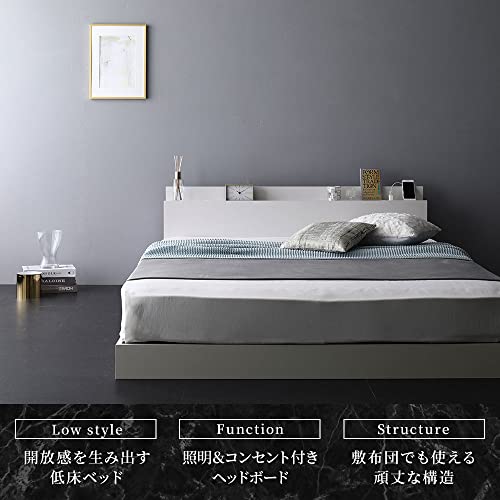 照明＆棚付きローベッド 9