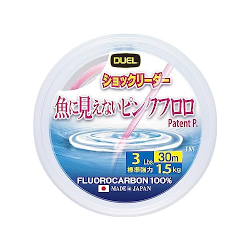 魚に見えないピンクフロロ ショックリーダー 1