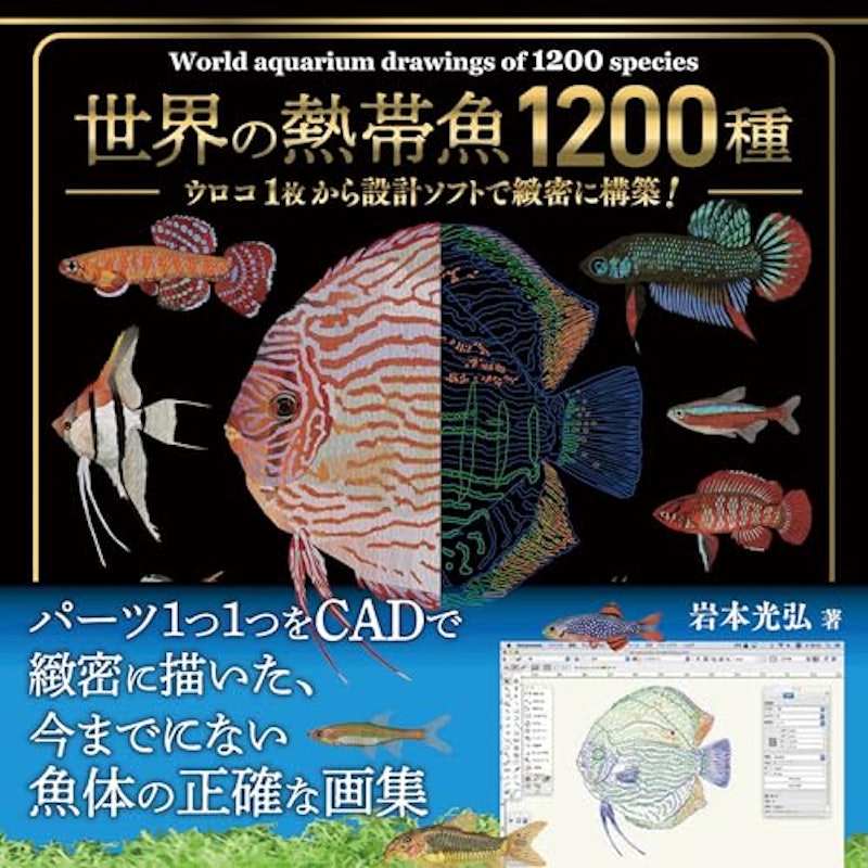 世界の熱帯魚1200種 ウロコ1枚から設計ソフトで緻密に構築 1