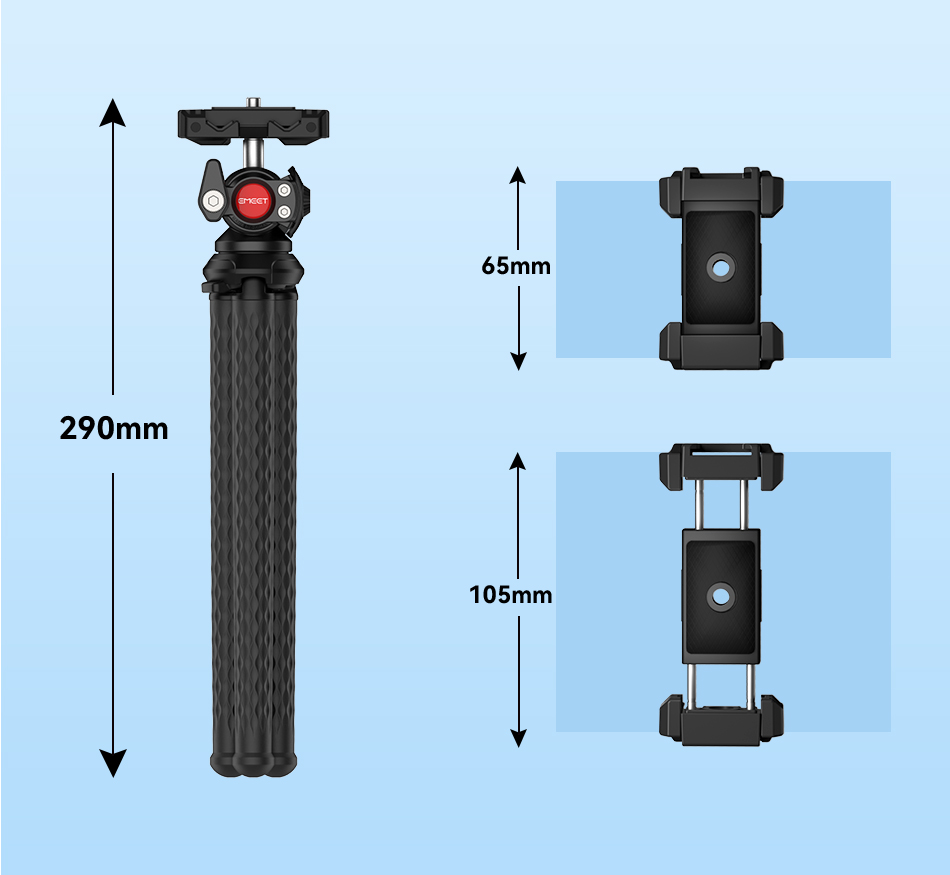 EMEET Flexible Tripod 9