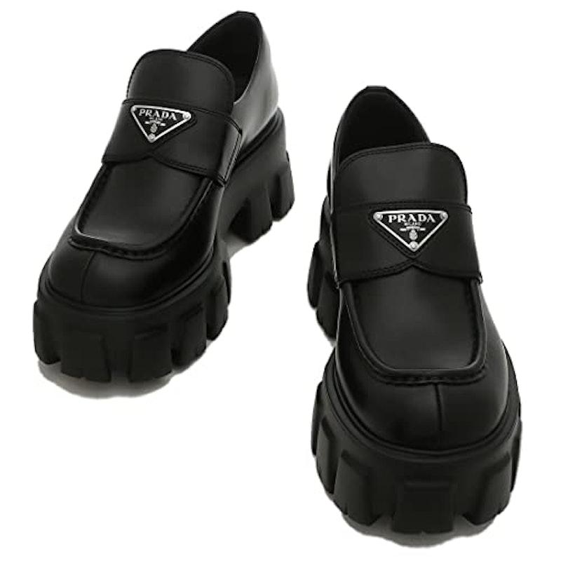MONOLITH BRUSHED LEATHER LOAFERS 5