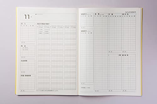 一ヵ月の収支がひと目でわかる家計簿 3