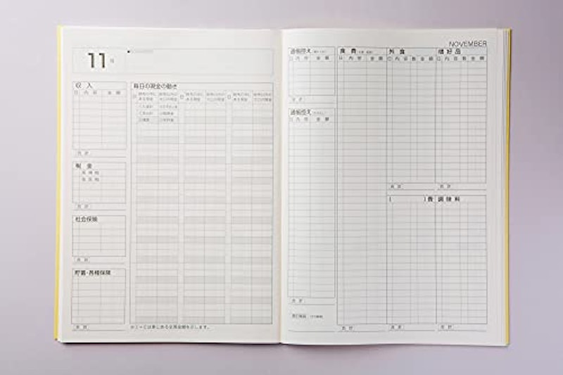 一ヵ月の収支がひと目でわかる家計簿 3