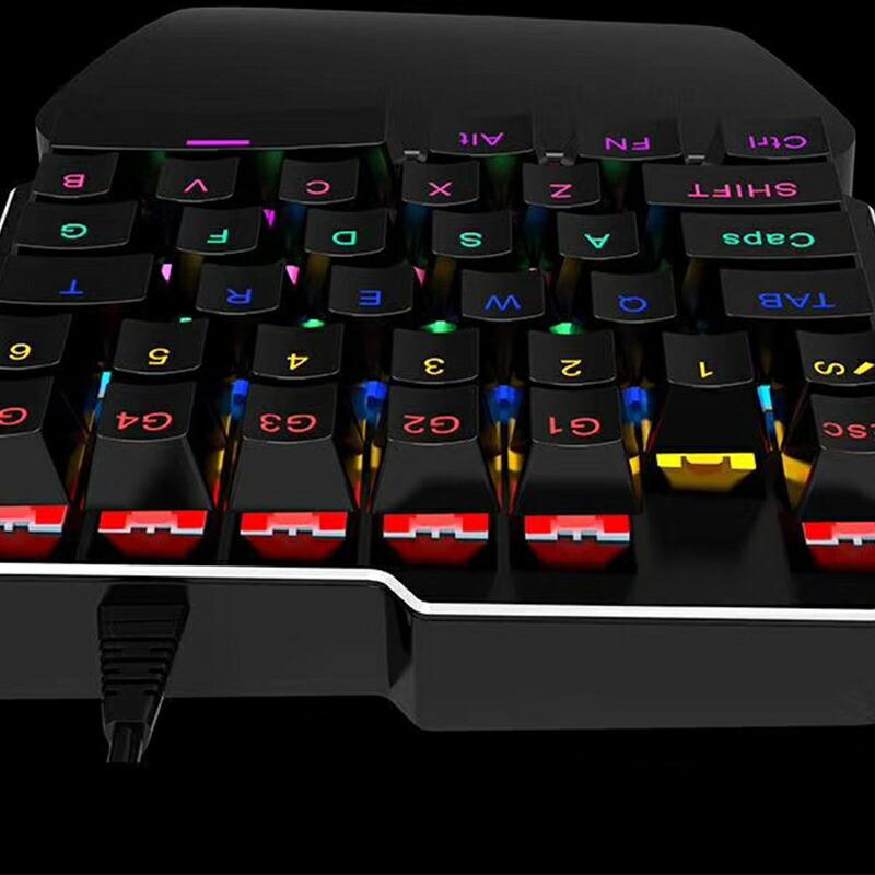 片手ゲーミングキーボード 5