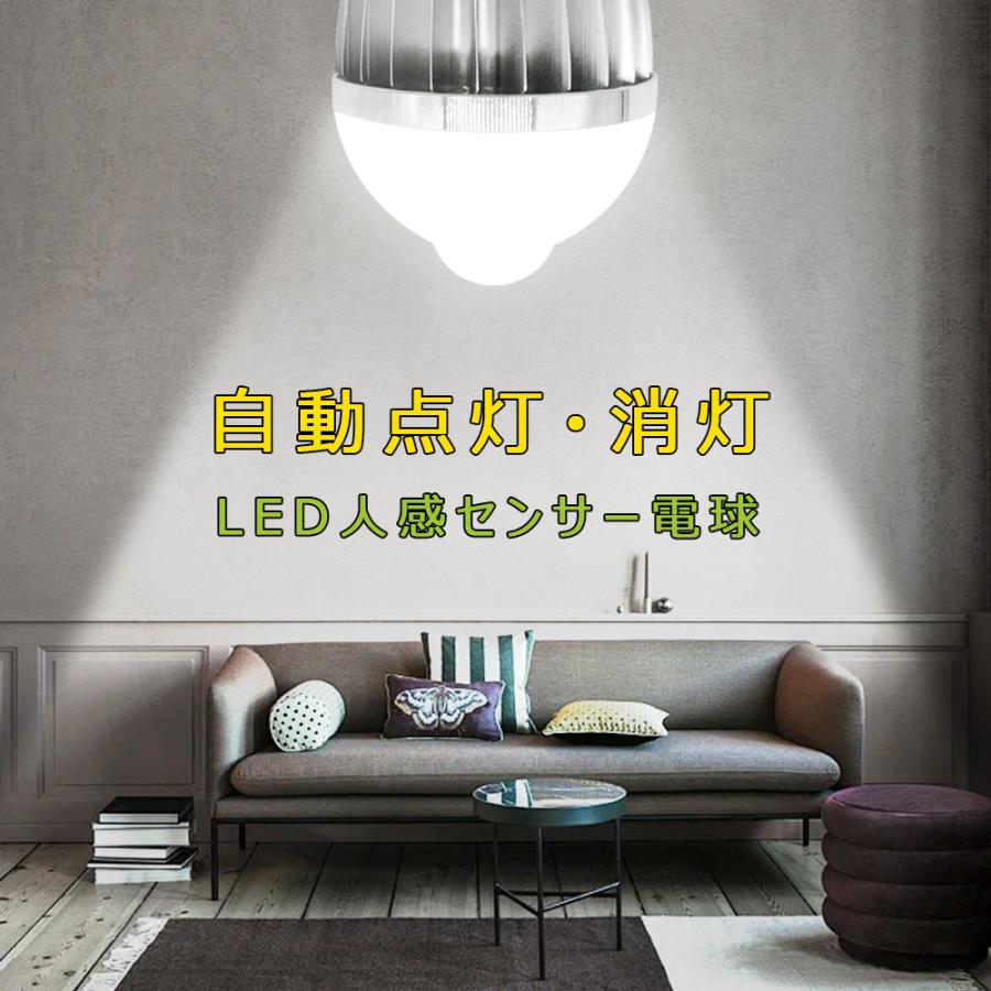 人感センサー電球 3