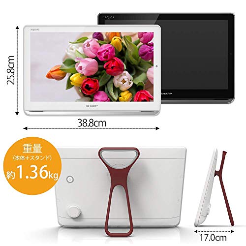 SHARP AQUOS 防水ポータブル液晶カラーテレビ