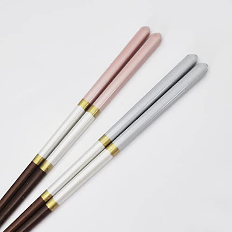 箸置付夫婦箸 シャンパン 4