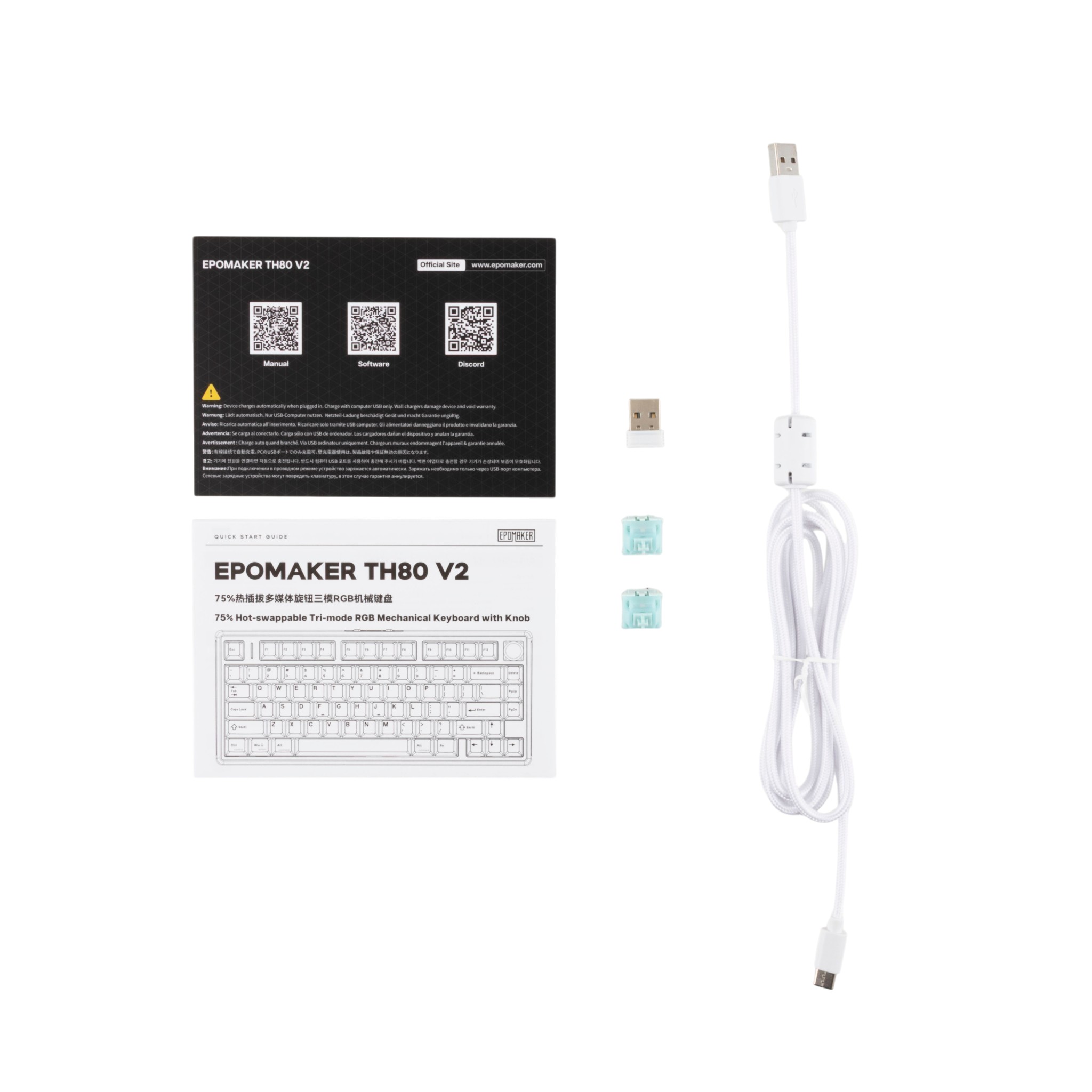 EPOMAKER ワイヤレスメカニカルゲーミングキーボード TH80 V2 クチコミ評価・評判&検証レビュー 4