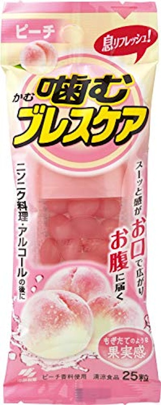 噛むブレスケア ピーチ味 1