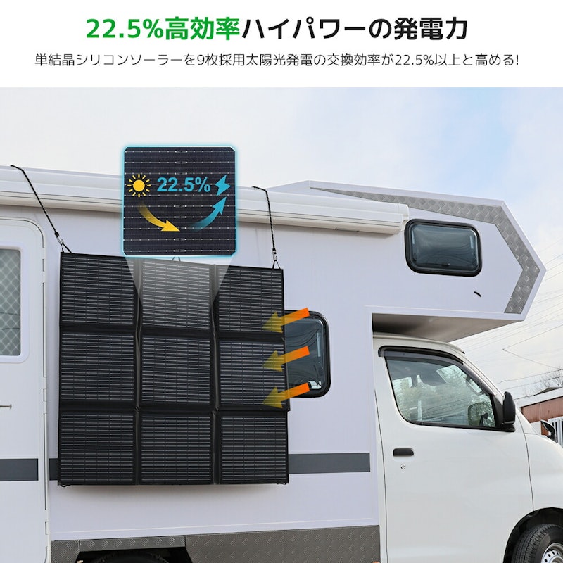 折り畳み式 ソーラーパネル 6
