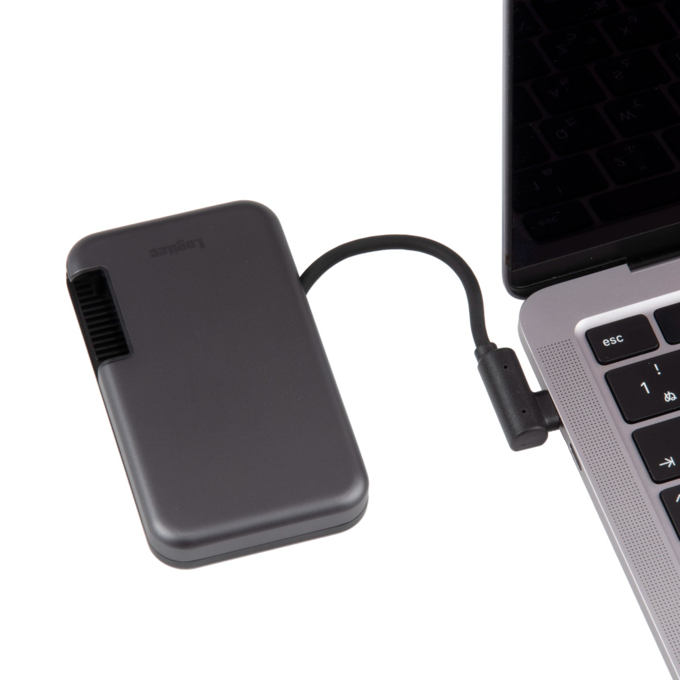 ロジテックINAソリューションズ ロジテック ケーブル一体型 外付けSSD