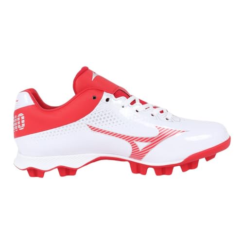 NIKE 野球 スパイク ポイント ホワイト レッド 赤 26.5㎝ 軽量