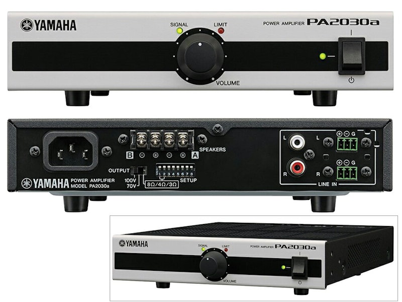 VS4 ブラック (2ペア) + PA2030a 店舗 BGMセット 2