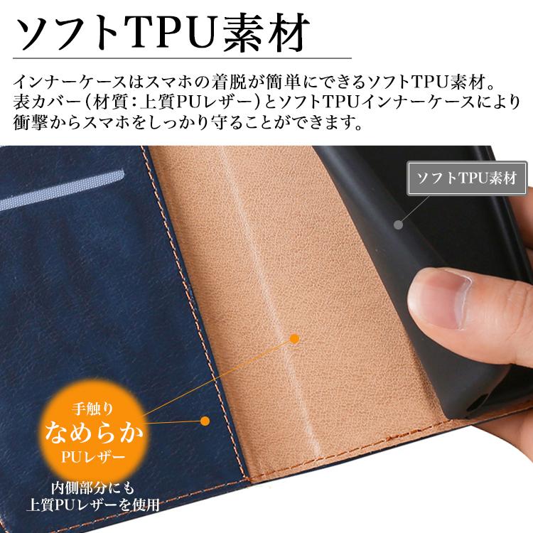 ガラスフィルム付 手帳型ケース 2