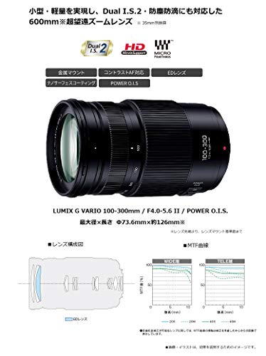 LUMIX G VARIO 100-300mm/F4.0-5.6 II/POWER O.I.S. 3