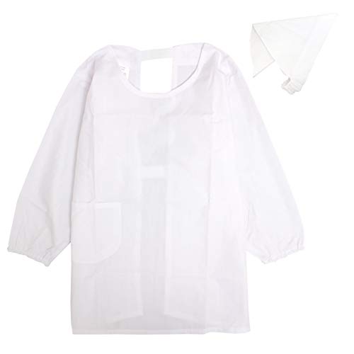 子供用かっぽう着 三角巾 2点セット 1
