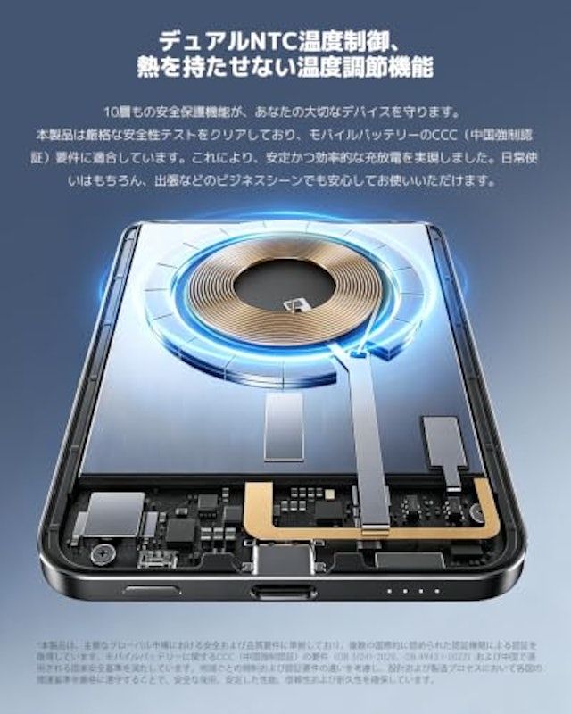 UltraThin Magnetic Power Bank 5000 15W 5