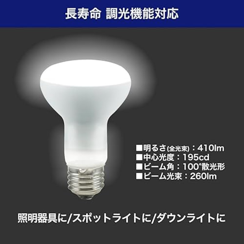 長寿命レフランプ 3