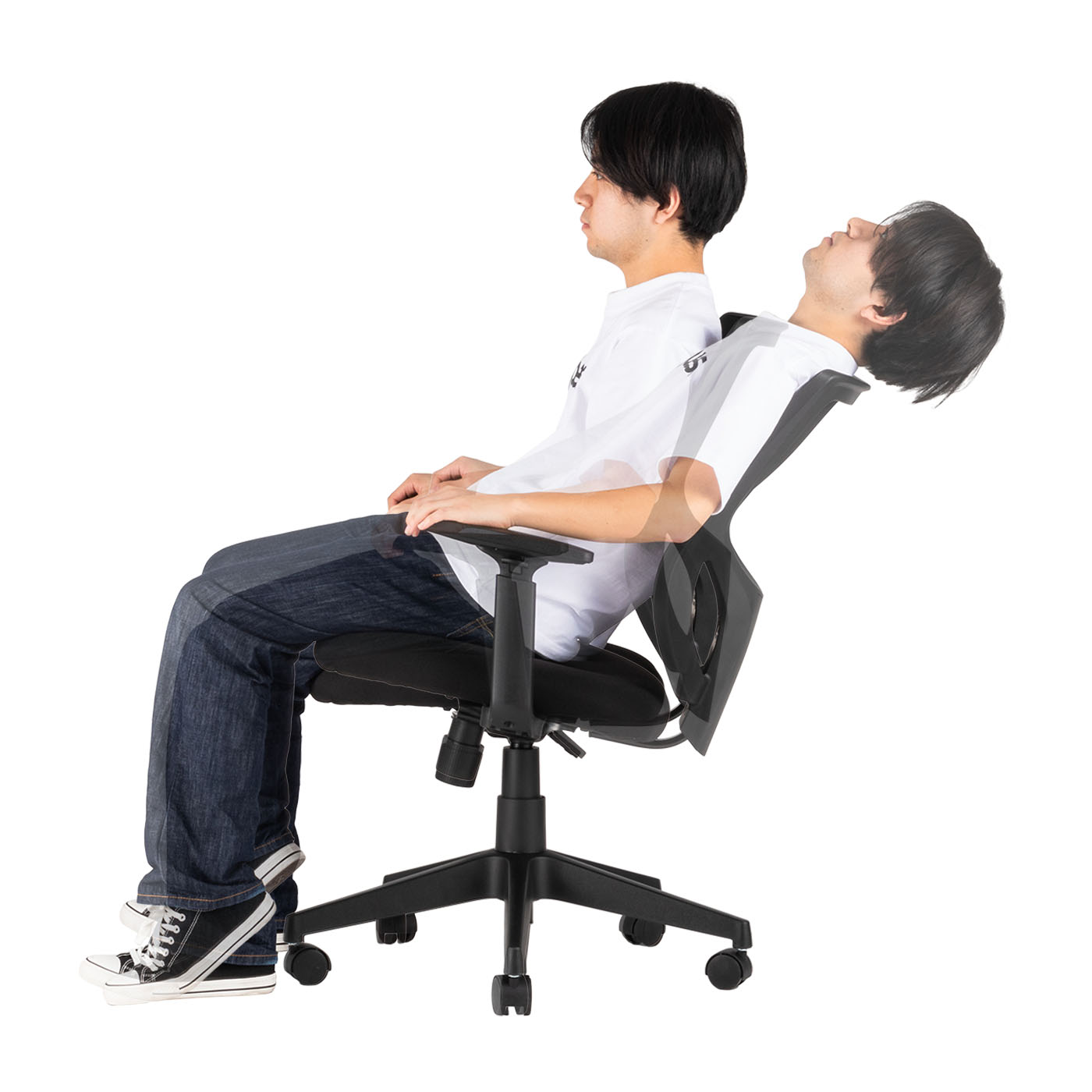 ドウシシャ テレワーク 骨盤を立てる 分厚いクッション デスクチェア