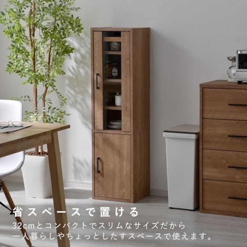 スリムミニ 食器棚 3