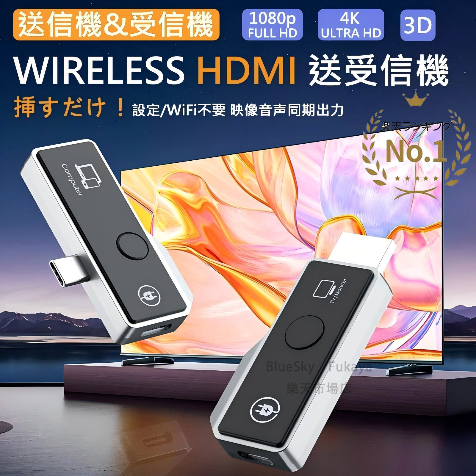 ミラーリング HDMI 1