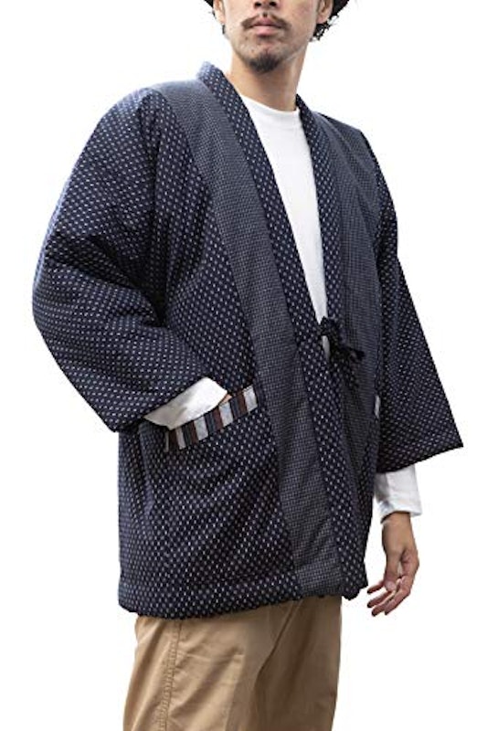 綿の郷 綿入れはんてん あられ柄