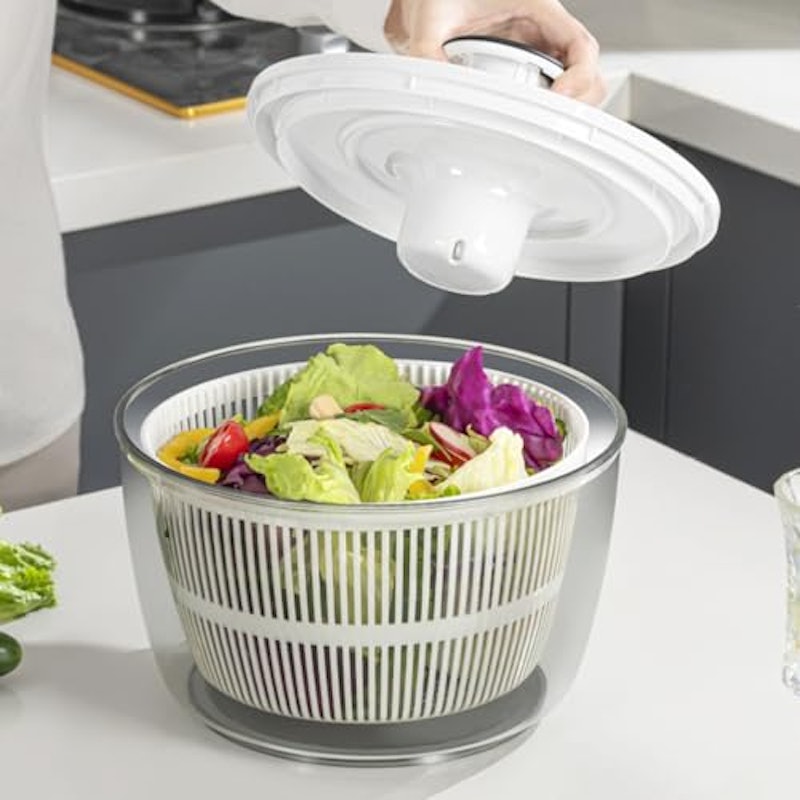 手動プッシュ式サラダスピナー 1