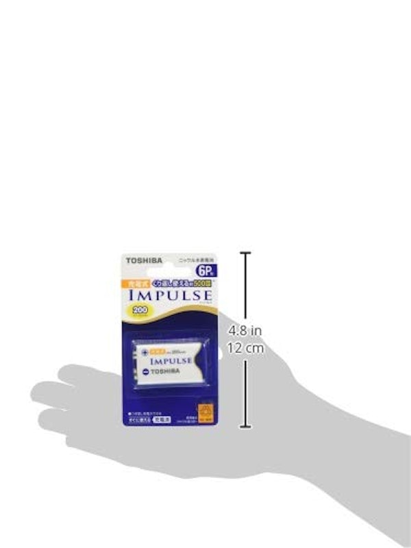 ニッケル水素電池 充電式IMPULSE 単6P形 2