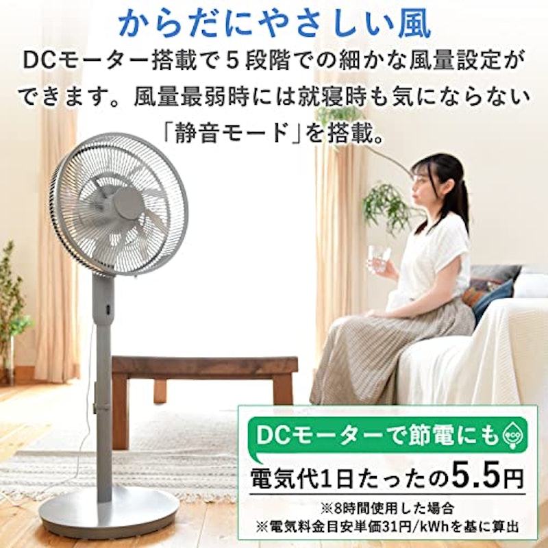 DCモーター扇風機 3