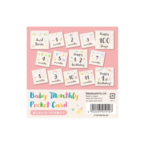 ベビーマンスリー ポケットカード 1