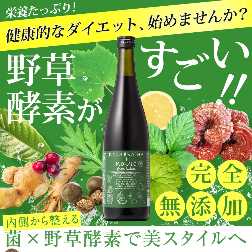 KOMBUCHA＋KOUSO Green Natura 2